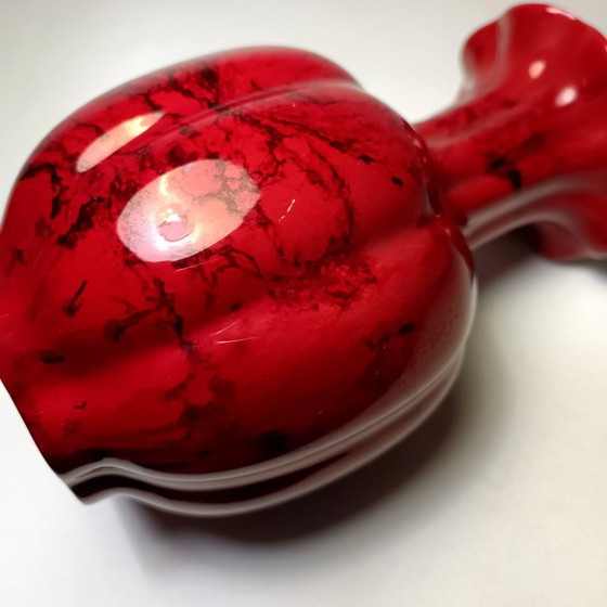 Zsolnay - Vaso - Vaso Eosina Rosso - Porcellana – Vasi, Porcelain (photo 20 of 22)