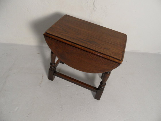 Image 1 of Vintage oak side table