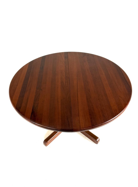 Image 1 of Vintage extendable Danish teak dining table '70s