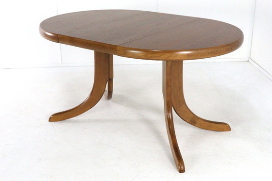 Image 1 of Compact 2x extendable dining table 'Mannheim' vintage