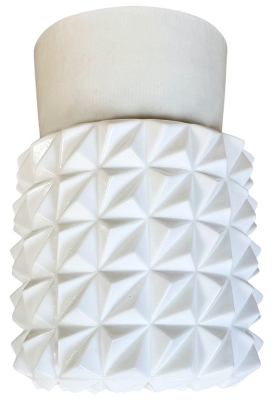 Image 1 of Lampada da soffitto vintage in porcellana bianca, anni '70