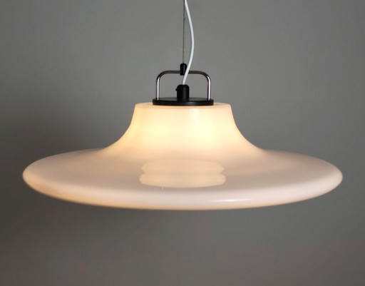 Suspension UFO Cirrus XL en verre opalin par Peill & Putzler