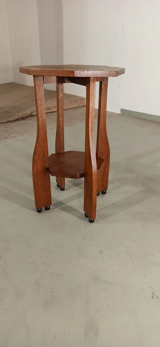 Image 1 of Amsterdamse school Art Deco bijzettafel