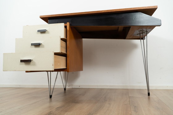 Image 1 of Scrivania vintage a forcina di Tijsseling