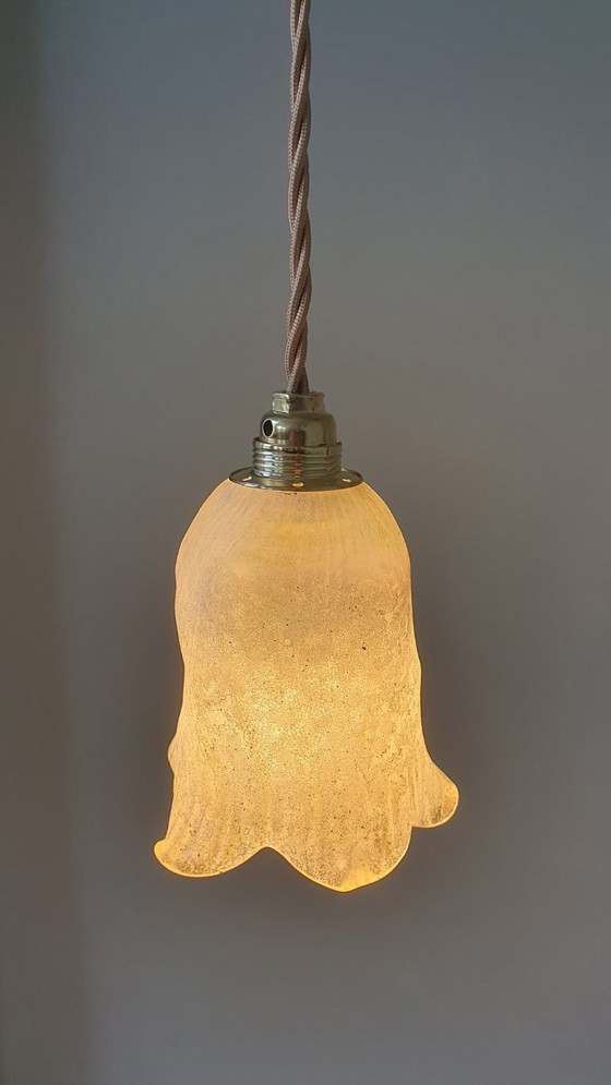 Image 1 of Set van 2 Vintage Murano hanglampen - Mid Century - Italy