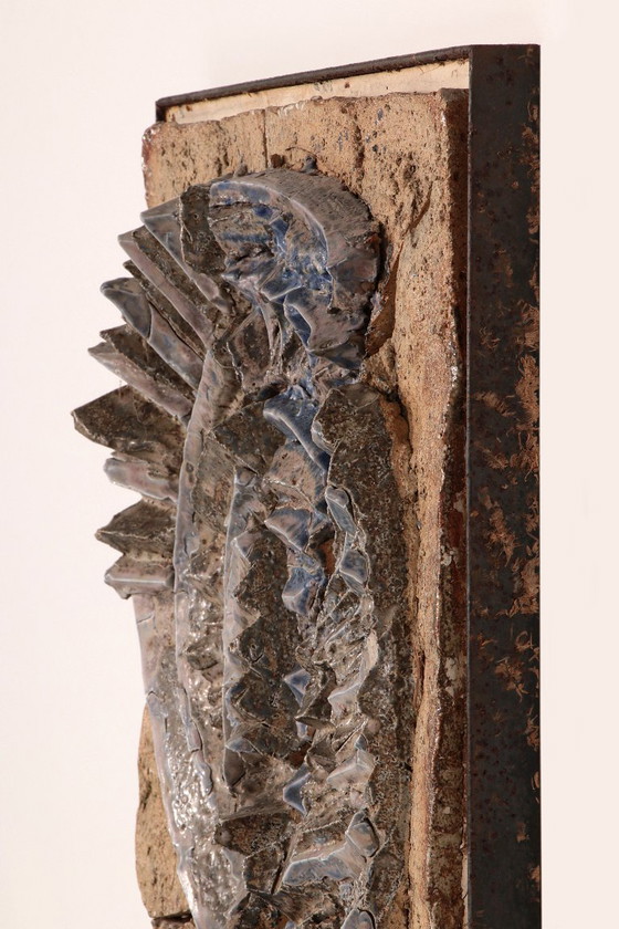 Image 1 of Caisse murale très rare et de grande taille de Tue Poulsen 1970