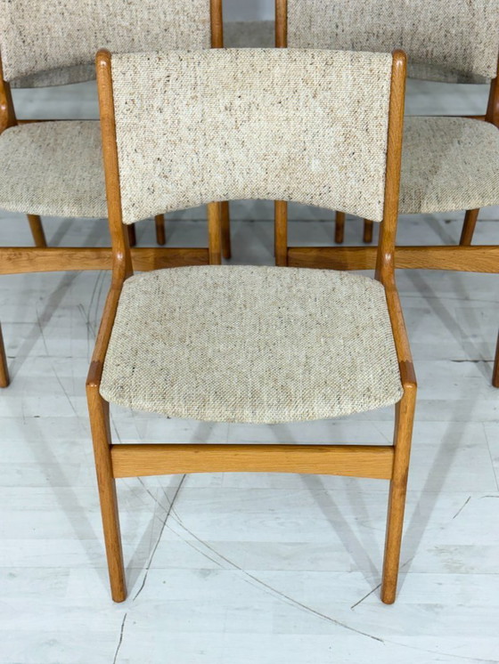 Image 1 of Set di 6 sedie Erik Buch di metà secolo / Sedie da sala da pranzo / Sedie da cucina