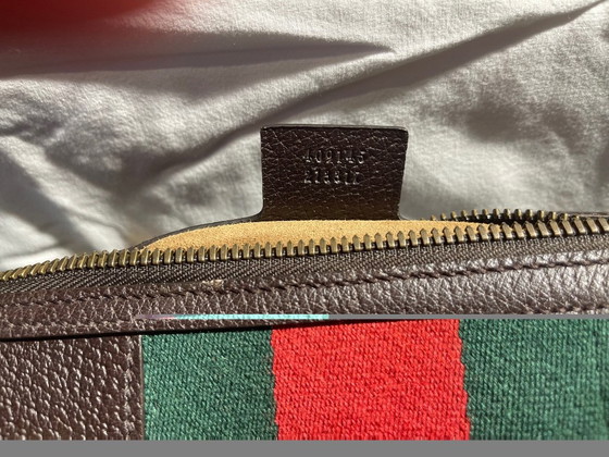 GUCCI middelgrote Mega Web Tote Bag – Top handle tassen, Kalfsleer (photo 8 of 14)