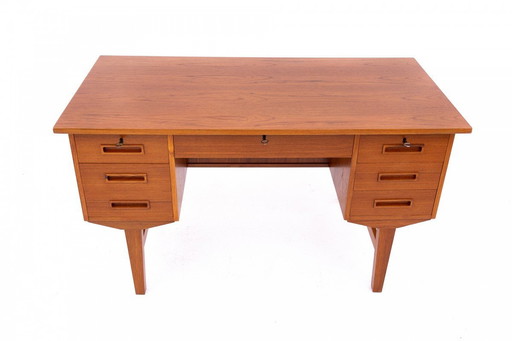 Bureau en teck, Danemark, années 1960.