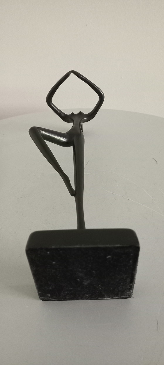 Vintage Ikea Bodrul Khalique Bronze Ballet Dancer (2000) – Decorative Objects (photo 5 of 5)