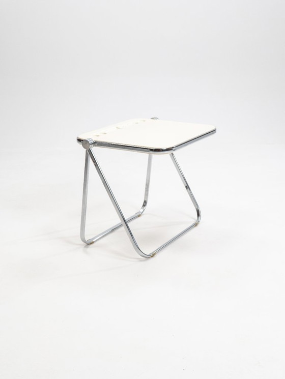 Image 1 of Vintage beige Platone opklapbaar bureau van Giancarlo Piretti voor Anonima Castelli, jaren 70