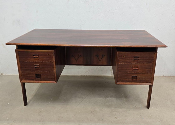 Image 1 of Rio rosewood desk by Erik Brouer for Brouer Møbelfabrik