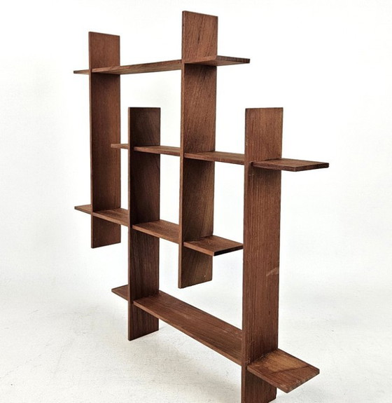 Image 1 of Skandinavisches Teak-Wandregal im Mid-Century-Modern-Stil, Modell „Gaybox“, modular, 1960er Jahre