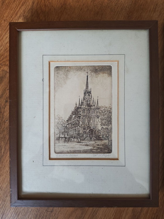 Radierungen – Gemälde & Zeichnungen, Glas, Papier (photo 7 of 7)