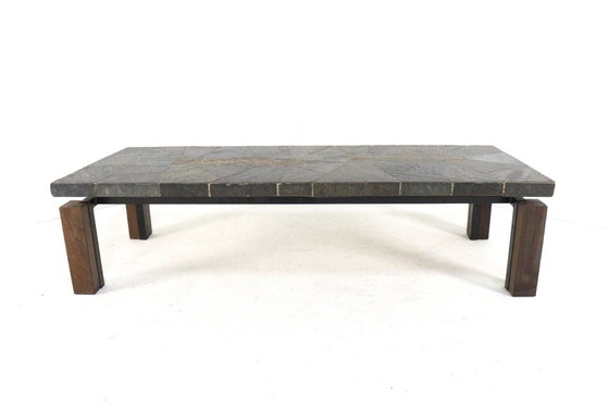 Image 1 of Vintage salontafel 'Fish' brutalist 