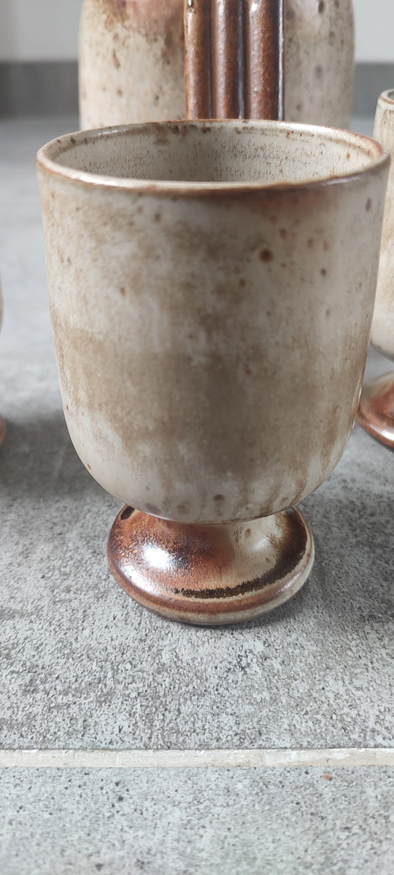 Image 1 of Servizio trio in gres pirite, Puisaye, Jean-Pierre Prud'homme.

