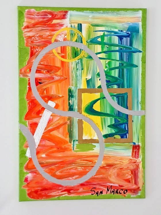 Image 1 of Enzo SAN MARCO - Utopia - Artist's Painting