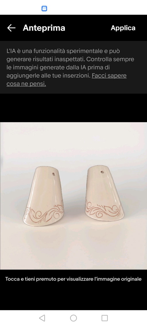 Wall sconce only the ceramic structure Handmade by G. Deidda