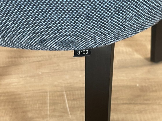 4x Arco Close – Blue-grey Fabric | Gudmundur Ludvik – Dining chairs, Textile, Wood (photo 15 of 16)
