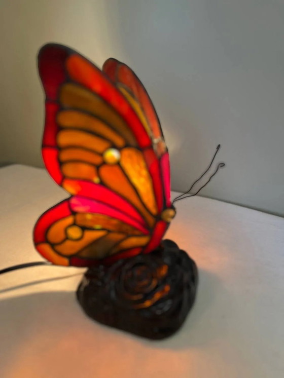 Schmetterlingslampe – Tischlampen, Crystal, Glass, Tiffany (photo 12 of 12)