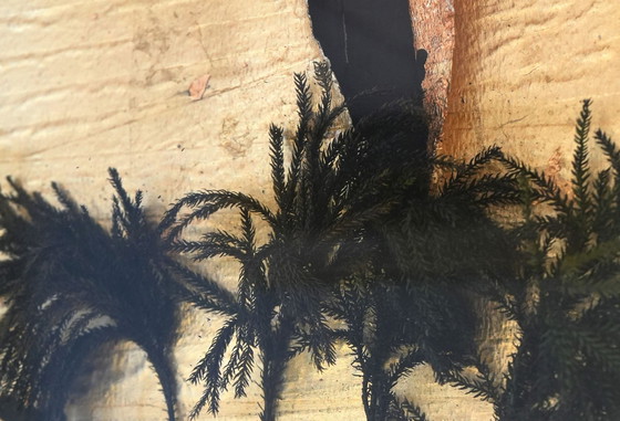 Image 1 of Captivating Mixed Media by Acclaimed Italian Artist Guido Coletti (1998-2000) - Framed in Plexiglass