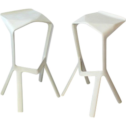 Paire de tabourets Miura vintage par Konstantin Gcric pour Plank, Italie
