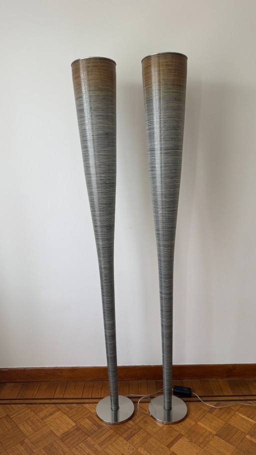 Foscarini Mite vloerlampen – Marc Sadler – set van 2