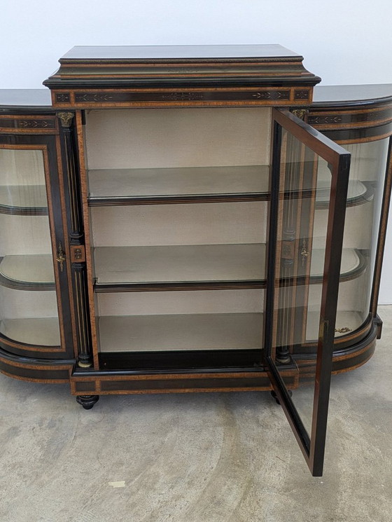 Image 1 of Credenza - Legno annerito, radica di noce - Napoleone III