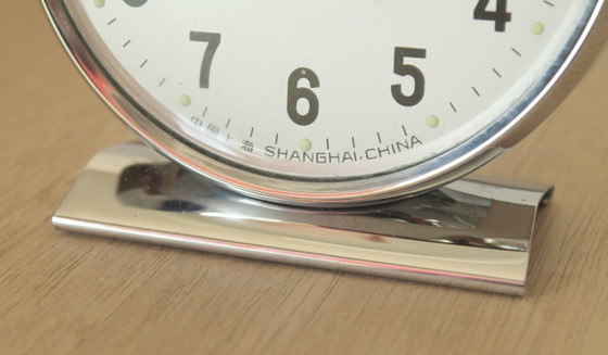 Diamond Shanghai Secteller Alarm Clock 70s Chrome/Pastel Blue (photo 7 of 8)