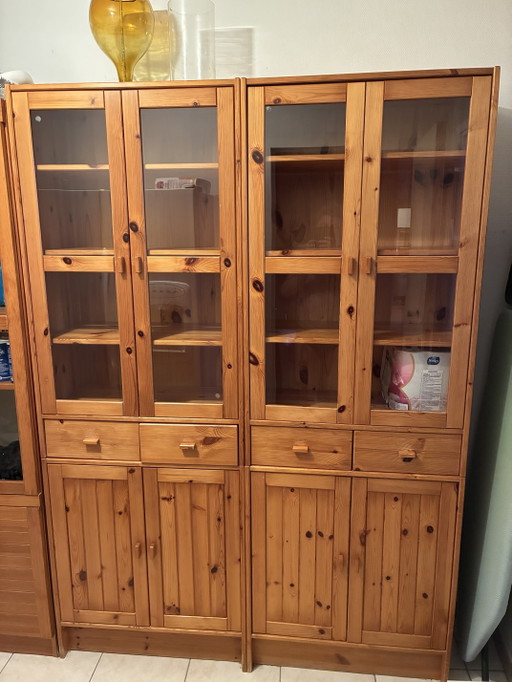 Solid Pine Wooden Sideboards – dressoirs, Glass