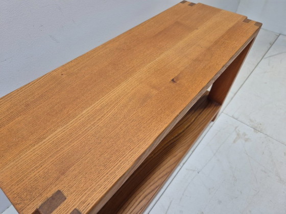 Image 1 of 3 benches S09 by Pierre Chapo from 1976, elm