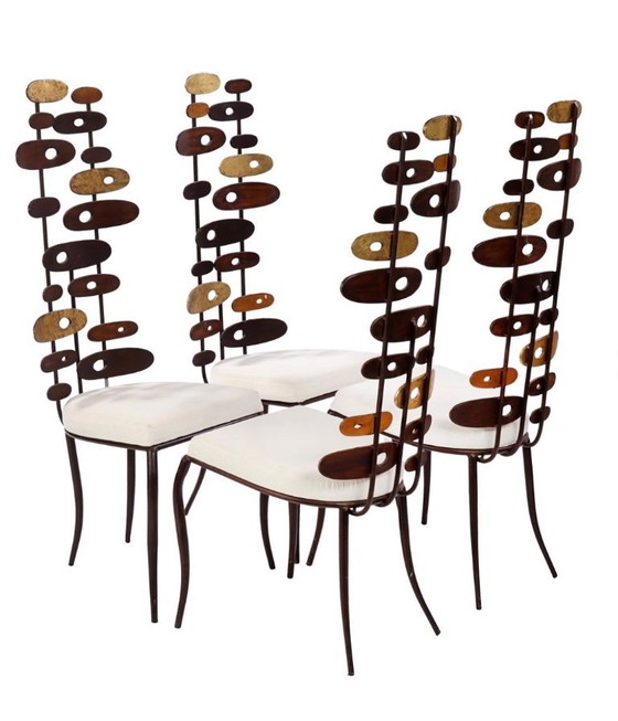 Image 1 of chaises de salle à manger du milieu du siècle