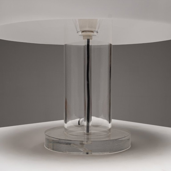 ABN Table Lamp by Aldo Van De Nieuwelaar, The Netherlands, 1975 – Plexiglass (photo 8 of 12)