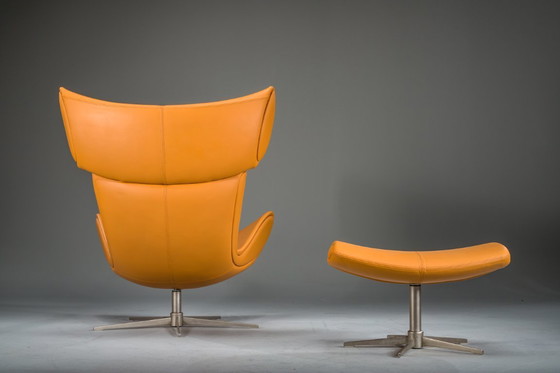 Image 1 of Set of Imola Lounge Chair and Ottoman attributed to Henrik Pedersen for BoConcept, 2000s
