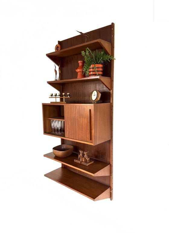 Image 1 of Vintage modular teak wall system '60s