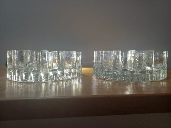 Coppia di scaldacandele/portacandele Bel Mondo di Georgshütte – Glass (photo 3 of 5)