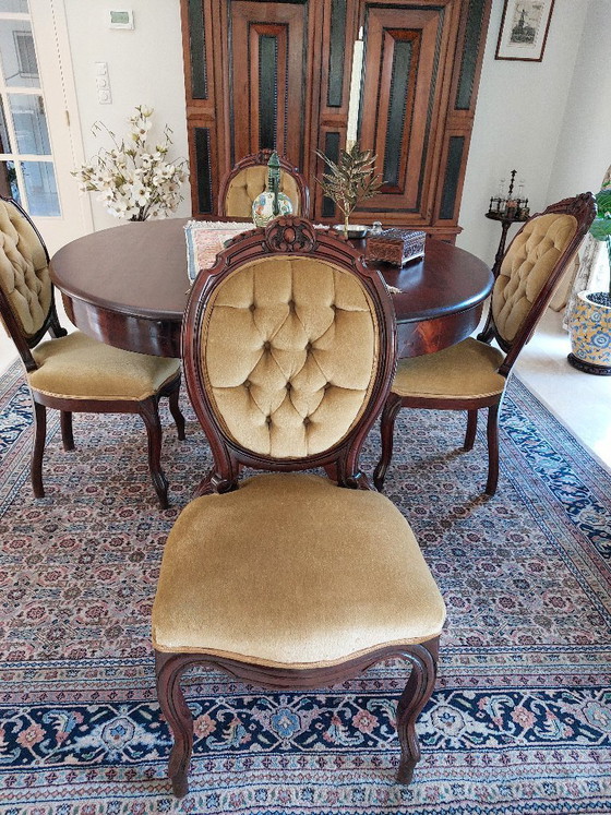 Image 1 of Antieke Biedermeier stoelen 