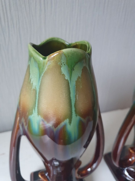 Image 1 of Beautiful Art Deco vases Thulin (Model 30) – Perfect condition!