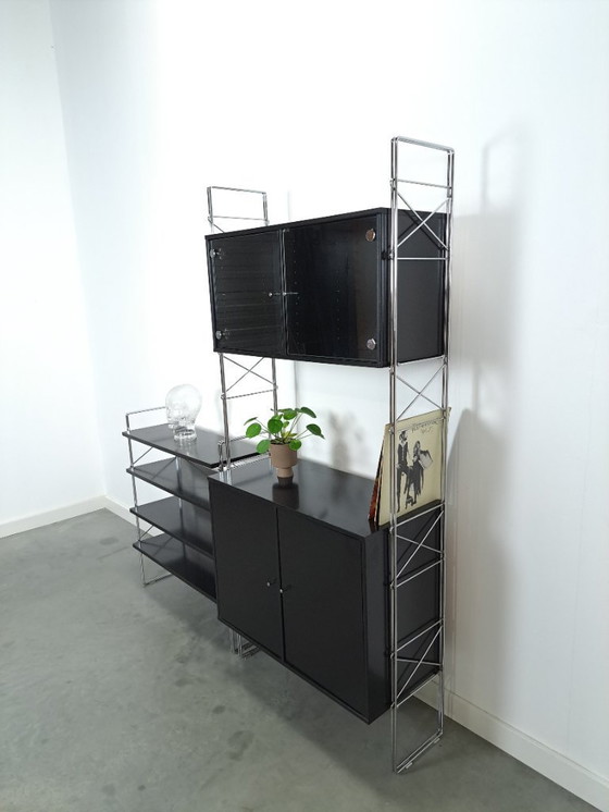 Image 1 of Ensemble d'armoires et d'étagères modulaires Denka de design danois