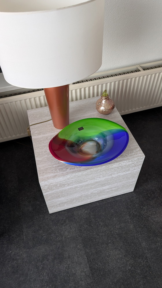 Image 1 of Ciotola in vetro artistico Makora Krosno fatta a mano – grande