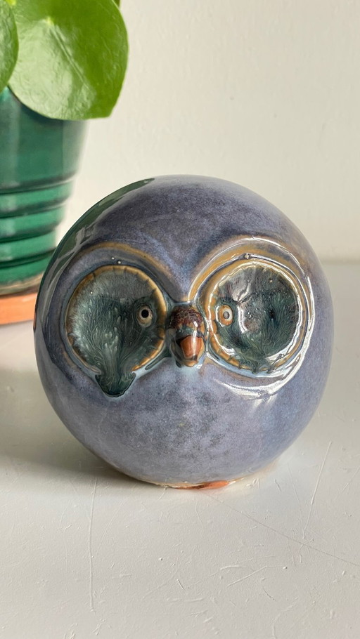 Vintage Handmade Ceramic Owl