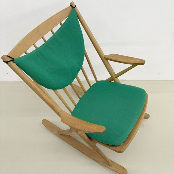 Frank Reenskaug Voor Bramin Schommelstoel Model 182 – Schommelstoelen, Wood (photo 4 of 14)