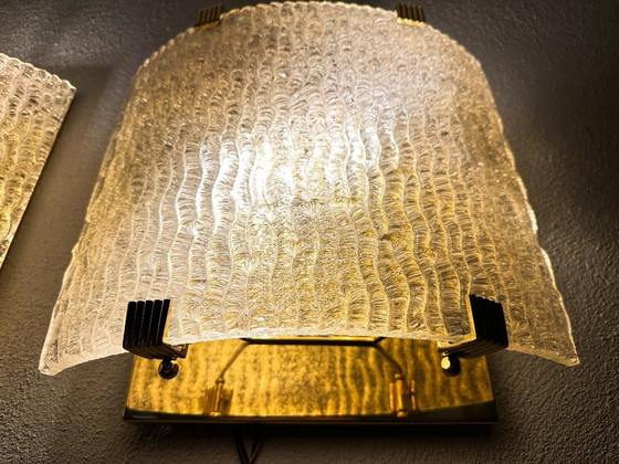 Image 1 of Coppia di lampade da parete vintage in Murano