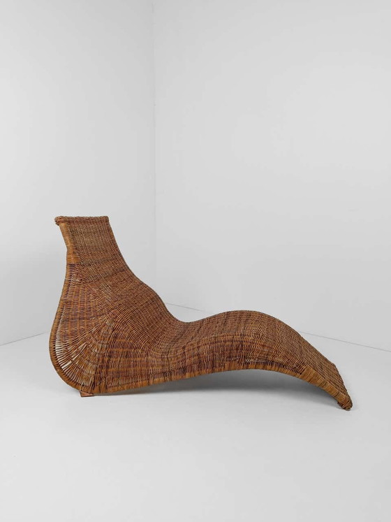 Chaise Longue by Carl Öjerstam, 1990s Design – Wicker (photo 7 of 10)