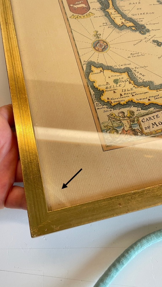Image 1 of Vintage Atlantic OCEAN GOLD SCHEDA PIEGATA