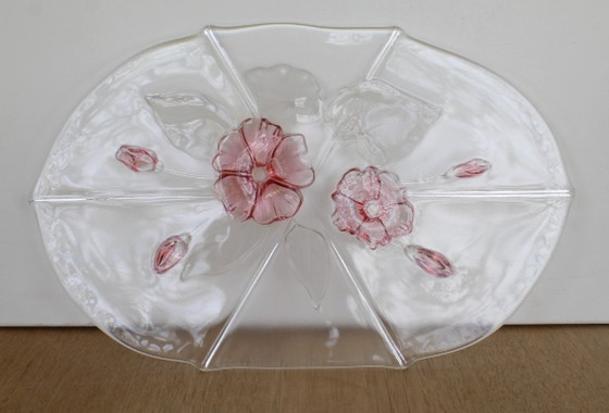 Walther Glas Ovale Servierschale, Rosa Blumen & Satineffekt – Mikasa - Walther Glas, Schalen (photo 2 of 10)