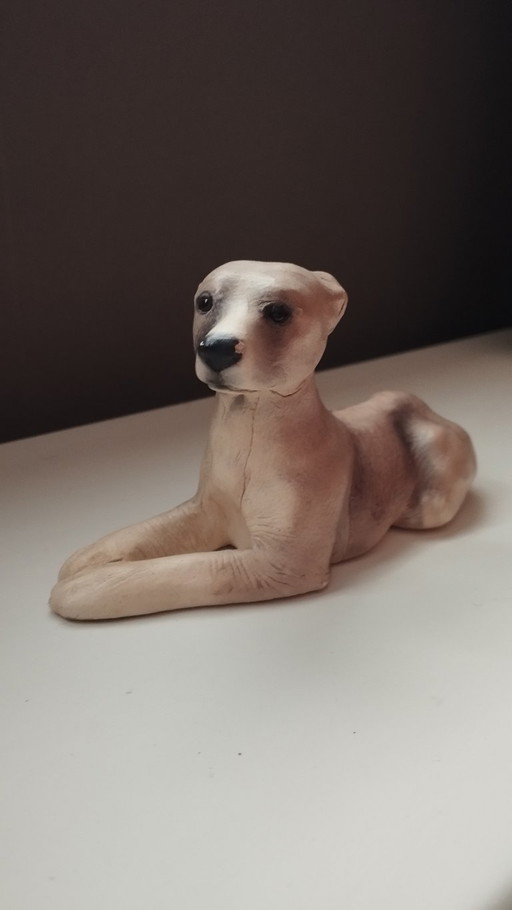 Vintage Mid-Century Hand-Molded Leather Greyhound Château Leather (Canada)