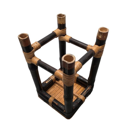 Image 1 of Vintage bamboe plantentafel