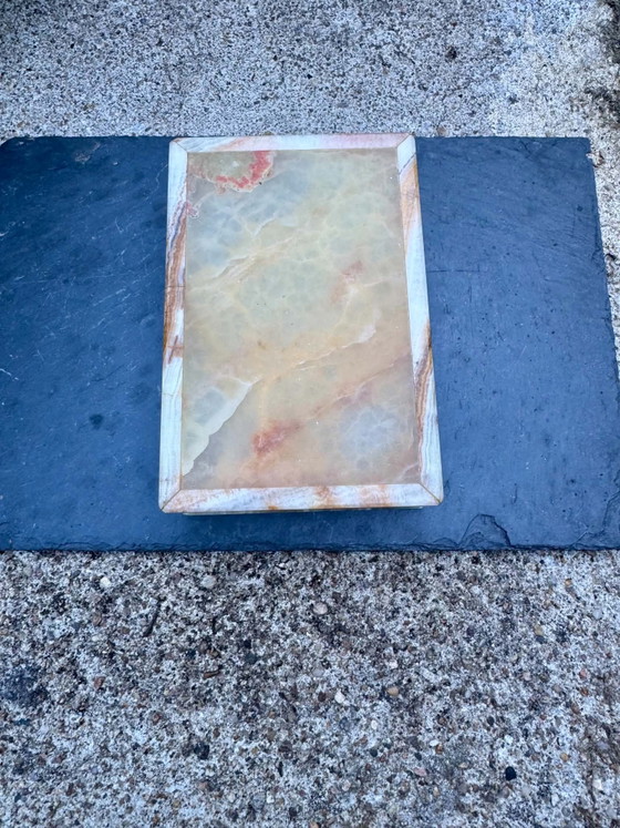 Onyx Sieradendoos Jaren 60 Italië Vintage – Decoratieve objecten, Stone (photo 8 of 15)