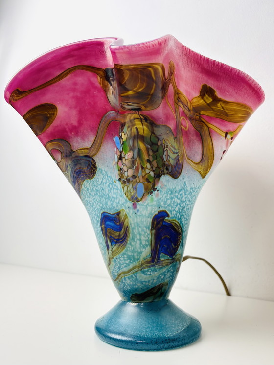 Image 1 of Design Murano style blown table lamp